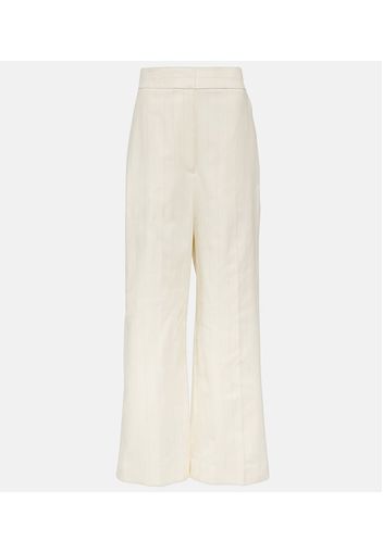 Banton low-rise cotton wide-leg pants