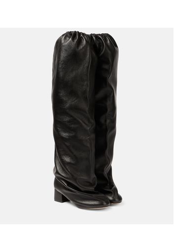 Bowe leather over-the-knee boots