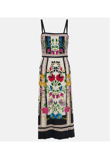 Buy Me a Martini printed satin midi dress