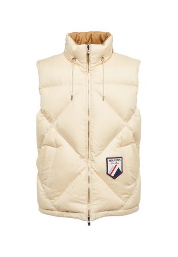 Quilted down vest