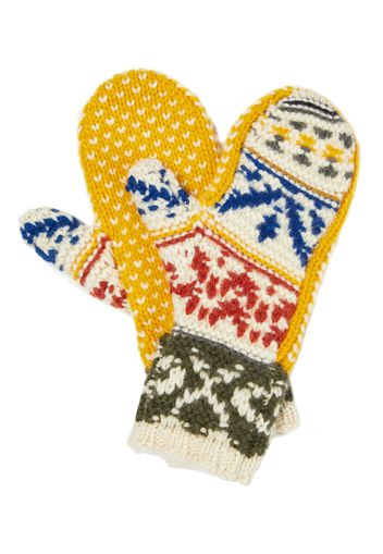 Bernina jacquard cashmere mittens