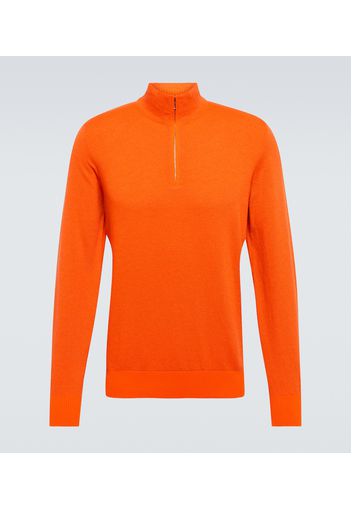 Roadster half-zip cashmere sweater