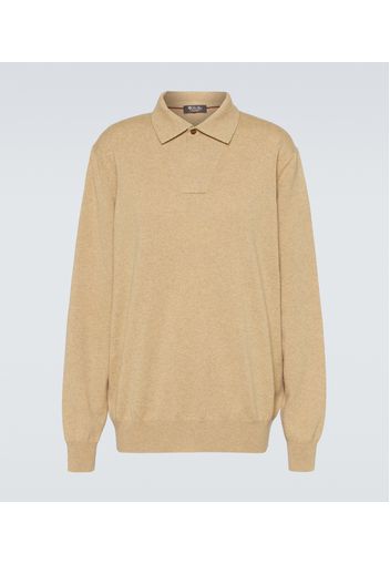 Cashmere polo shirt