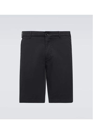 Cotton-blend Bermuda shorts