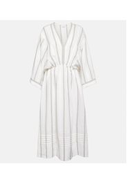 Henrietta striped linen maxi dress