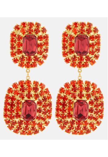 Embellished drop earrings