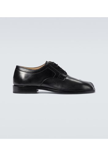 Tabi leather derby shoes