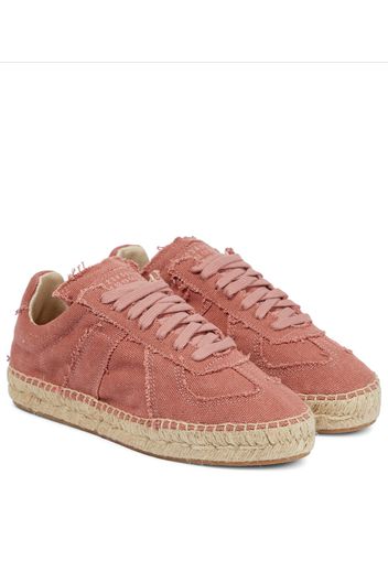 Replica canvas espadrille sneakers