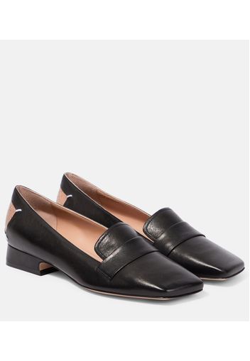 Leather loafers