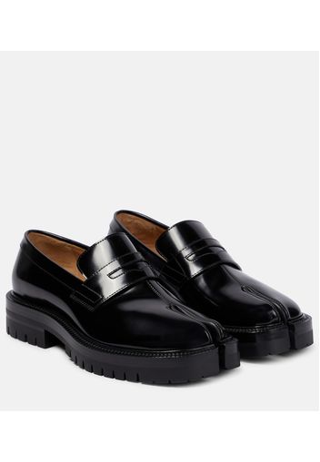 Tabi leather loafers