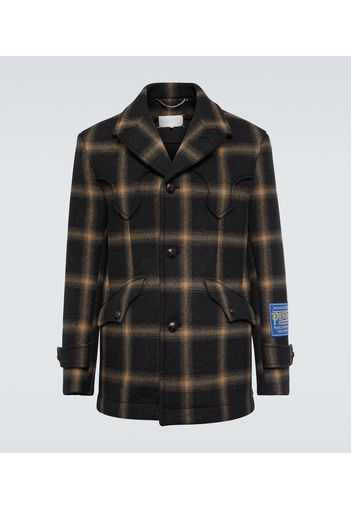 x Pendleton checked jacket