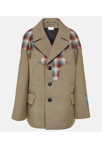 x Pendleton cotton, mohair, and wool coat