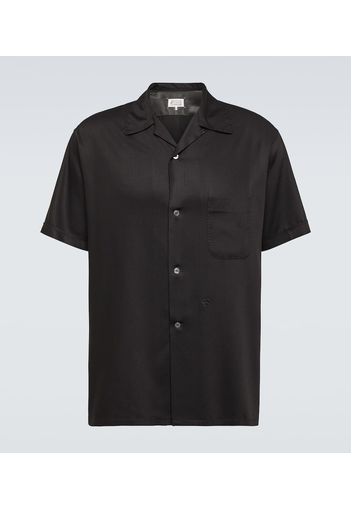 C embroidered twill shirt