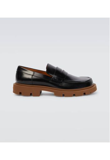 Ivy leather penny loafers