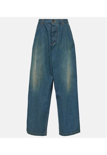 Americana mid-rise wide-leg jeans