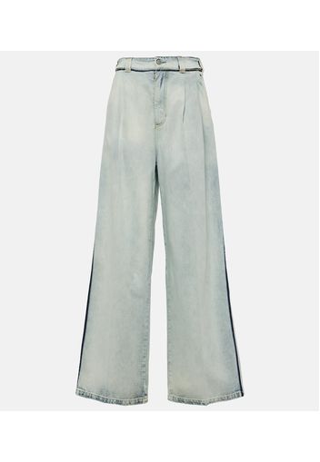 High-rise wide-leg jeans