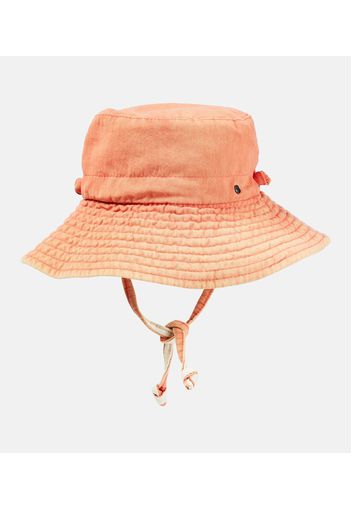 Charlotte reversible cotton bucket hat