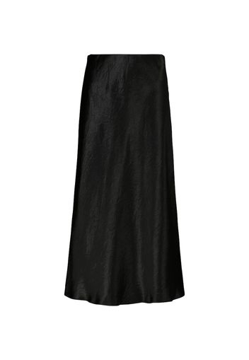 Leisure Alessio satin midi skirt