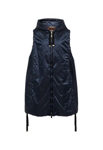 Drawstring padded coat