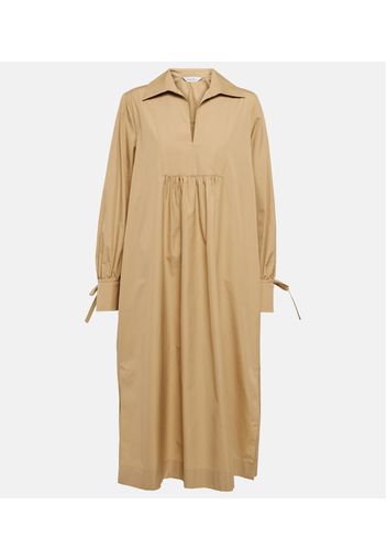 Nupar cotton poplin shirt dress