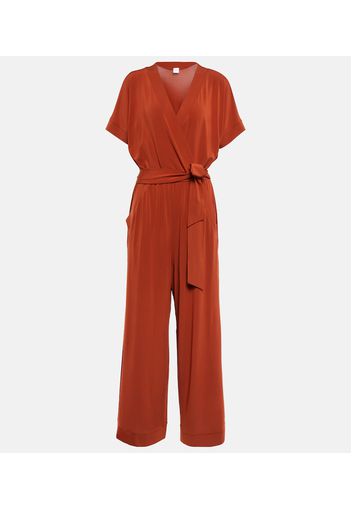 Eolo belted V-neck jumpsuit