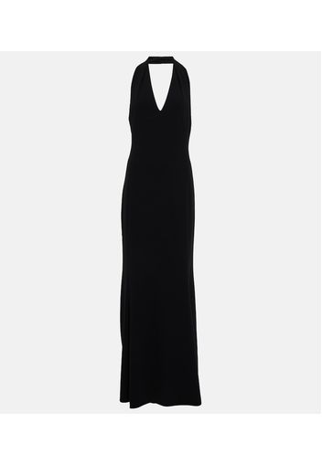 Uranio halter maxi dress