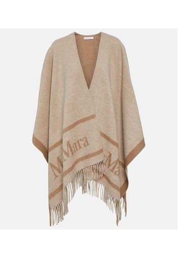 Hilde wool poncho