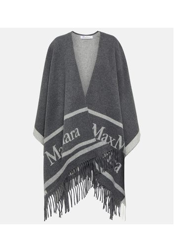 Hilde wool poncho