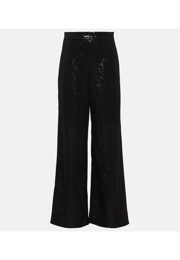 Stelvio sequined georgette pants