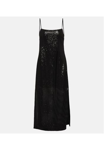 Alias sequined georgette maxi dress