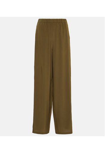 Zigano straight silk pants