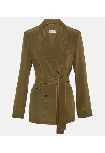 Rosano belted silk blazer