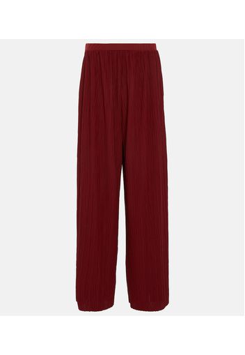 Alfonsa jersey wide-leg pants