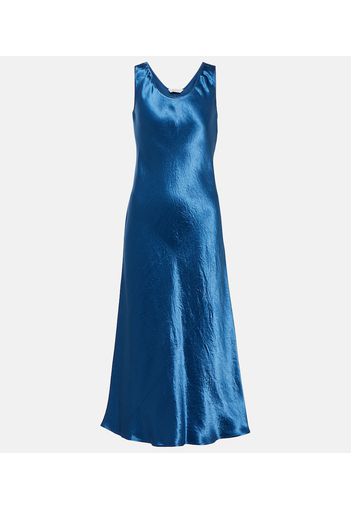 Talete satin midi slip dress