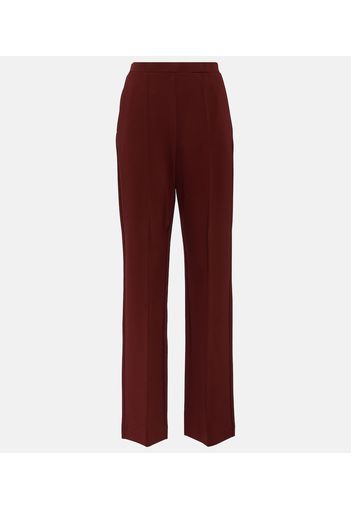 Lido crÃªpe straight pants