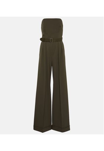 Agguati strapless wool jumpsuit