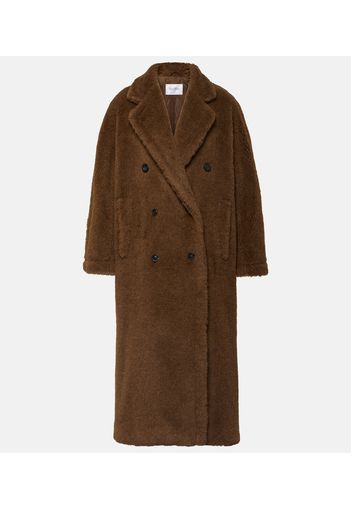 Faust double-breasted teddy coat