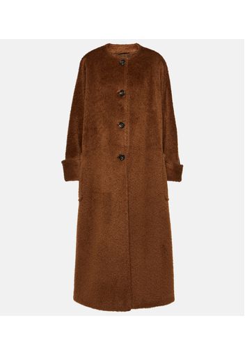 Hudson oversized wool alpaca coat