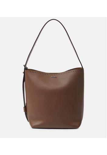 Archetipo leather shoulder bag