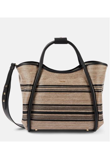 Marine Medium striped tote bag