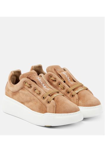 Suede sneakers