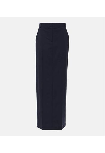 Circeo wool maxi skirt