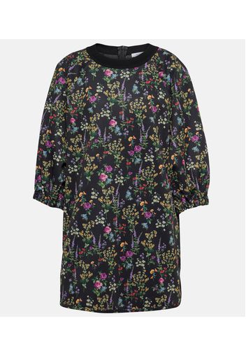 Billy floral jersey minidress