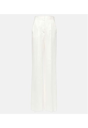 Hangar high-rise linen wide-leg pants