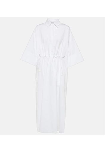 Eulalia cotton-blend midi shirt dress