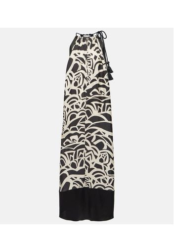 Licenza printed silk maxi dress