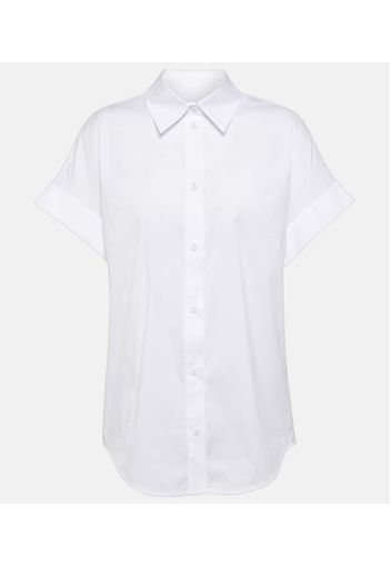 Oriana cotton-blend blouse