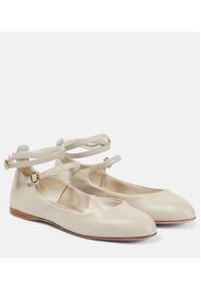 Norma leather ballet flats