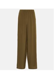 Zigano straight silk pants