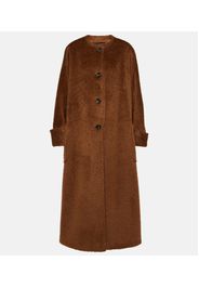 Hudson oversized wool alpaca coat